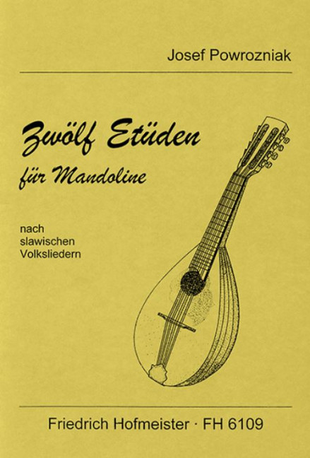 Vorderes Coverbild 12 Etüden für Mandoline