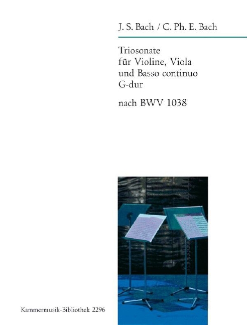Vorderes Coverbild Sonate G-Dur nach BWV1038