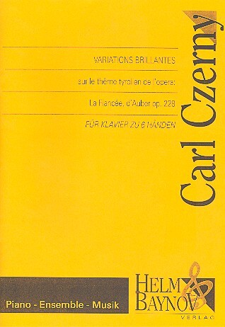 Vorderes Coverbild Variations brillantes sur le theme tyrolien de l'opéra: La Fiancée op.228