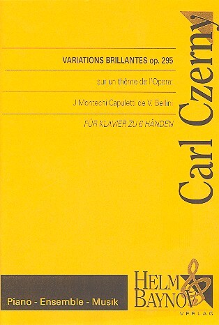 Vorderes Coverbild Variations brillantes sur un theme de l'oppéra: J Montechi Capuletti op.295