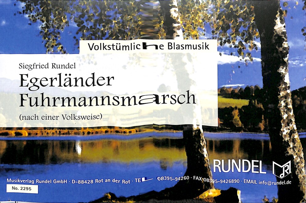 Vorderes Coverbild Egerländer Fuhrmannsmarsch