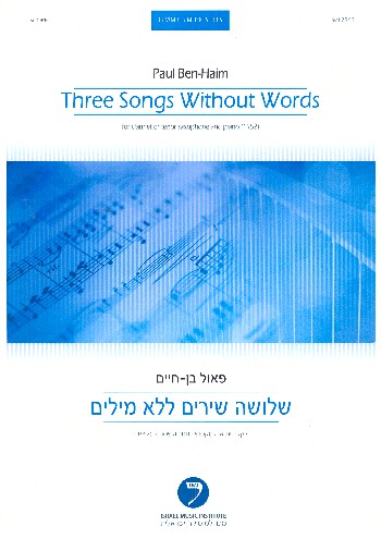 Vorderes Coverbild Three Songs Without Words