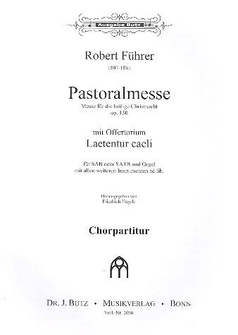 Vorderes Coverbild Pastoralmesse op.150