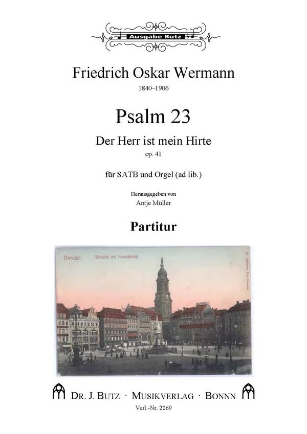 Vorderes Coverbild Psalm 23 op.41