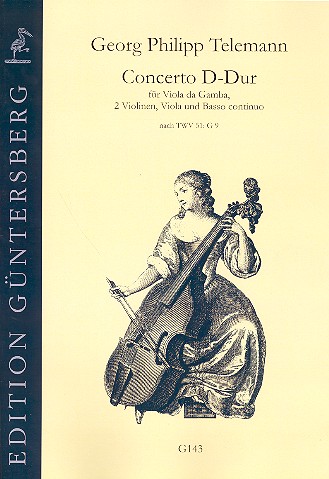Vorderes Coverbild Concerto D-Dur nach TWV51:G9 für