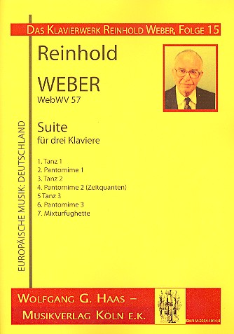 Vorderes Coverbild Suite WebWV57 für 3 Klaviere