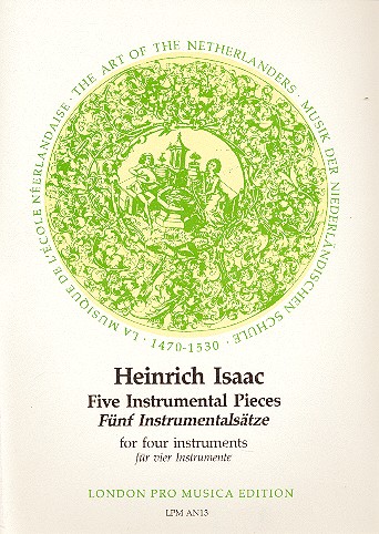 Vorderes Coverbild 5 Instrumentalsätze für 4 Instrumente (SATB)