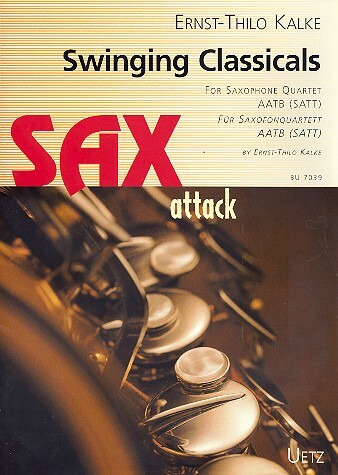 Vorderes Coverbild Swinging Classicals für 4 Saxophone
