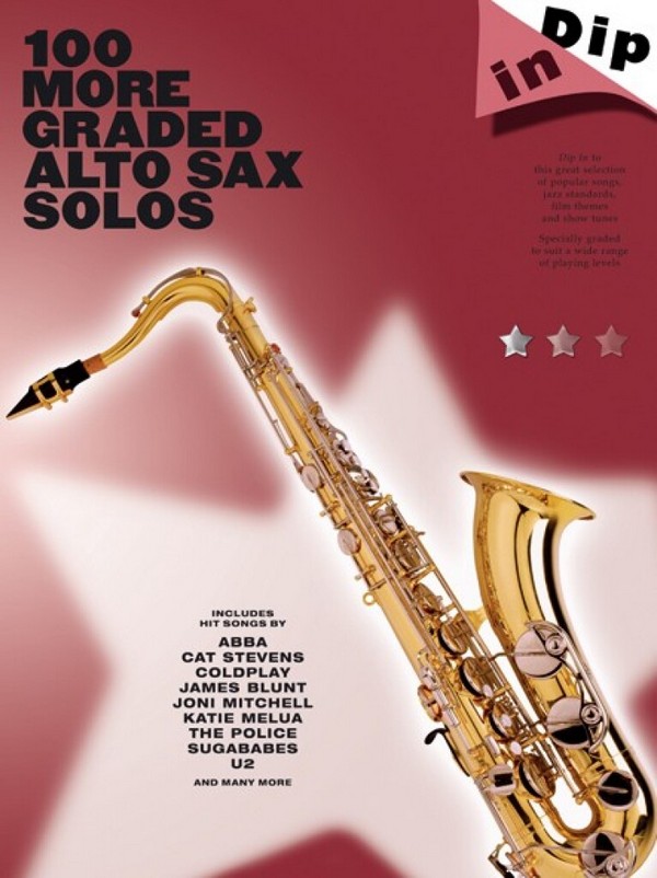 Vorderes Coverbild 100 more graded Alto Saxophone Solos