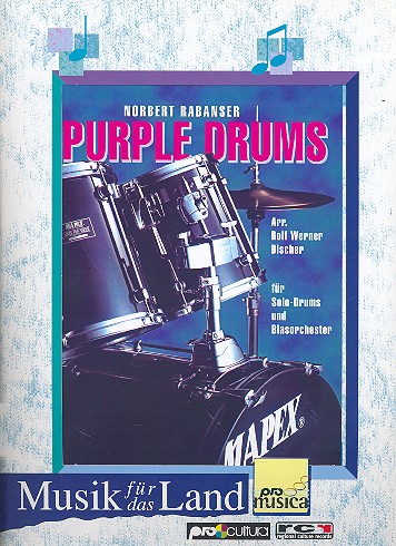 Vorderes Coverbild Purple Drums für Schlagzeug und