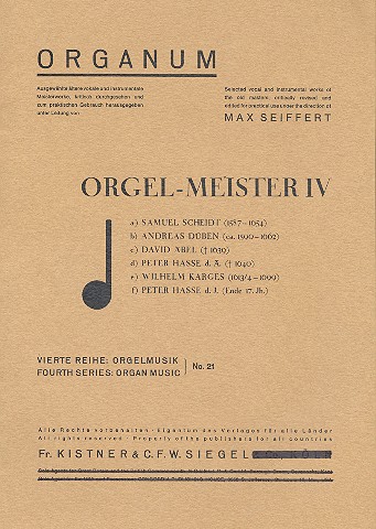 Vorderes Coverbild Orgel-Meister Band 4