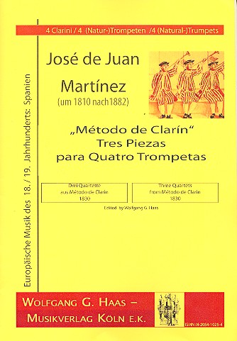 Vorderes Coverbild 3 Quartette aus Método de Clarín