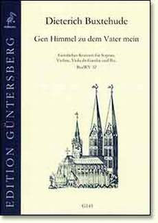 Vorderes Coverbild Gen Himmel zu dem Vater mein BuxWV32
