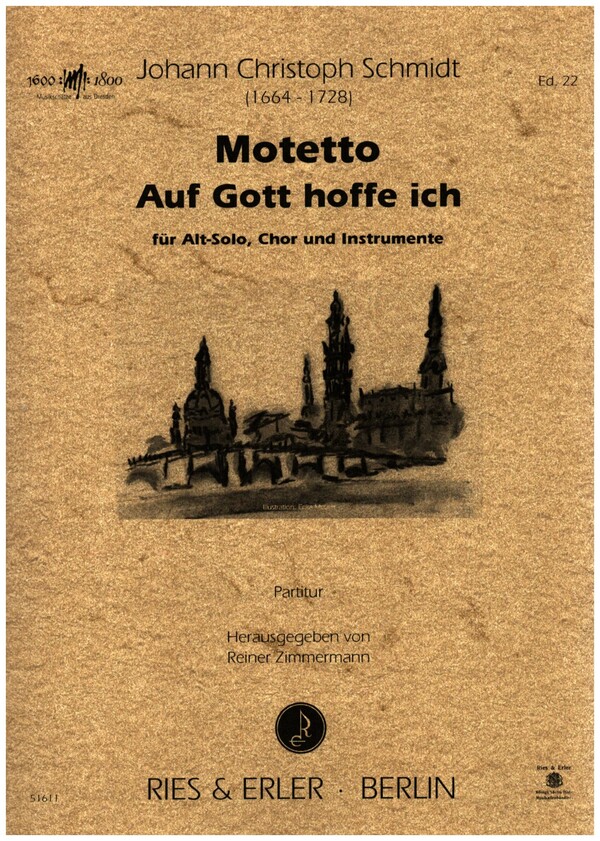 Vorderes Coverbild Motetto "Auf Gott hoffe ich"