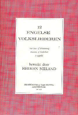Vorderes Coverbild 12 english Folk Songs