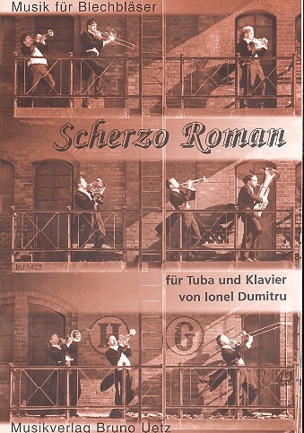 Vorderes Coverbild Scherzo Roman für Tuba und Klavier