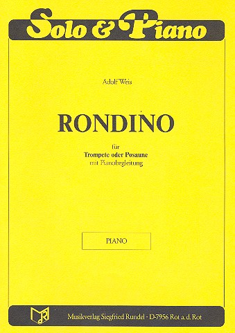 Vorderes Coverbild Rondino für Trompete (Posaune) und Klavier