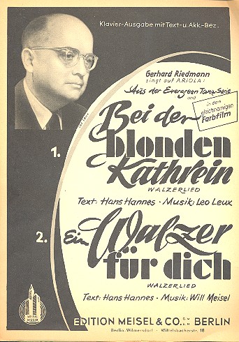 Vorderes Coverbild Ein Walzer für Dich  und  Bei der blonden