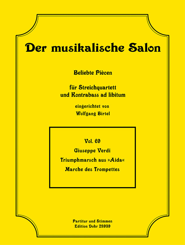 Vorderes Coverbild Triumphmarsch aus Aida