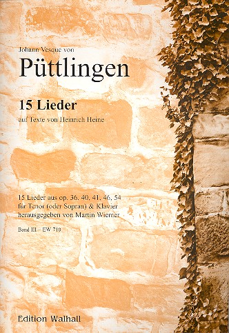 Vorderes Coverbild 15 Lieder