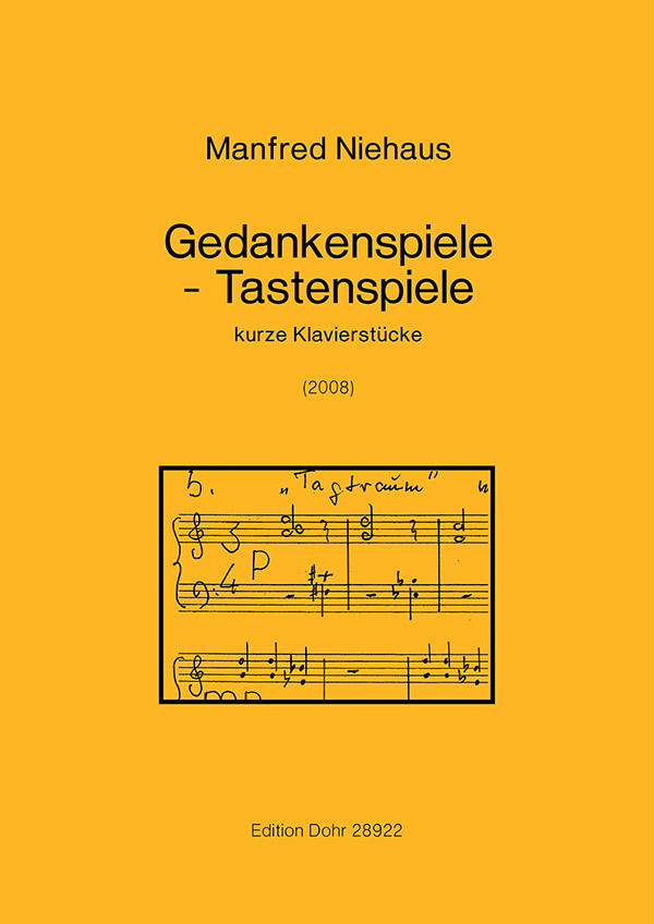 Vorderes Coverbild Gedankenspiele - Tastenspiele