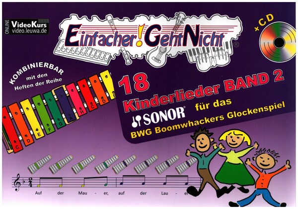 Vorderes Coverbild Einfacher! Geht Nicht - 18 Kinderlieder Band 2 (+CD)