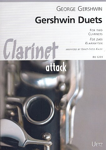 Vorderes Coverbild Gershwin Duets für 2 Klarinetten