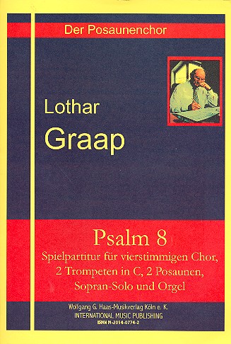 Vorderes Coverbild Psalm 8 für Sopran, gem Chor,