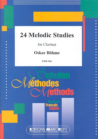 Vorderes Coverbild 24 melodic Studies for clarinet