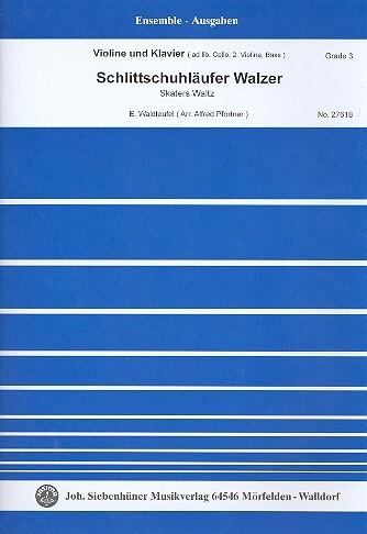 Vorderes Coverbild Schlittschuhläufer-Walzer für Violine