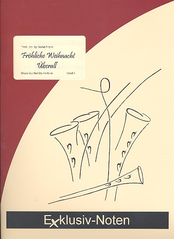 Vorderes Coverbild Fröhliche Weihnacht überall für 2 Trompeten,