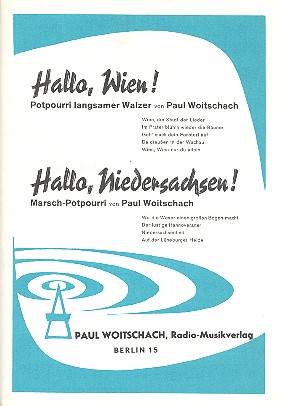 Vorderes Coverbild Hallo Wien  und  Hallo Niedersachsen: