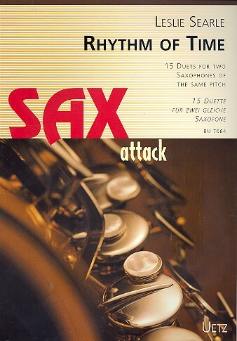 Vorderes Coverbild Rhythm of Time für 2 Saxophone