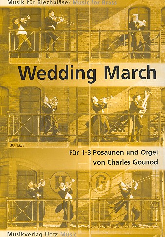 Vorderes Coverbild Wedding March für 1-3 Posaunen