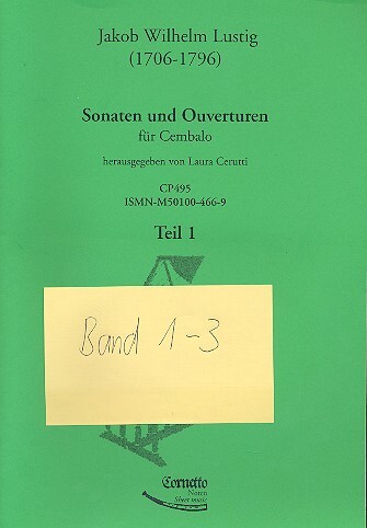 Vorderes Coverbild Sonaten und Ouvertüren Band 1-3