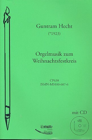 Vorderes Coverbild Orgelmusik zum Weihnachtsfestkreis (+CD)