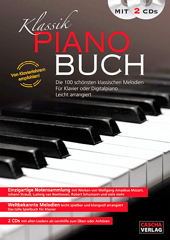 Vorderes Coverbild Klassik Piano Buch (+CD)