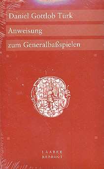 Vorderes Coverbild Anweisung zum Generalbaßspielen