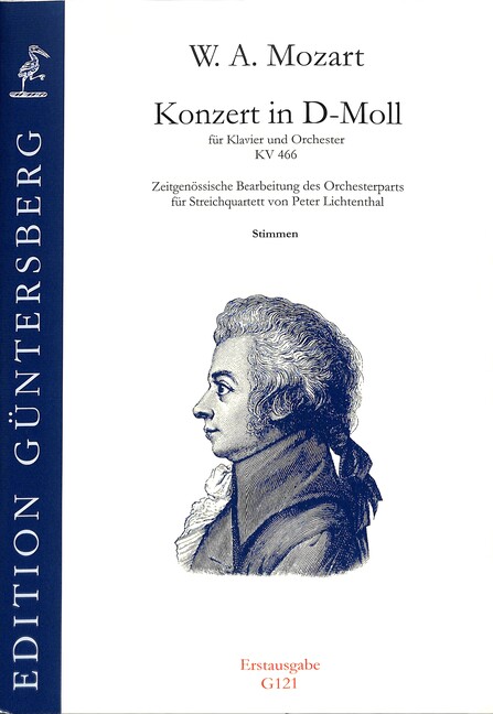 Vorderes Coverbild Konzert d-Moll KV466