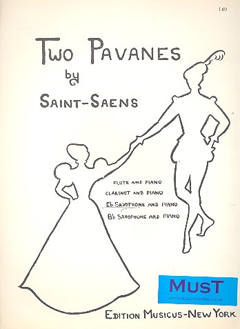 Vorderes Coverbild 2 Pavanes for alto saxophone
