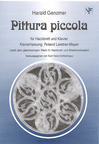 Vorderes Coverbild Pittura piccola für Hackbrett und