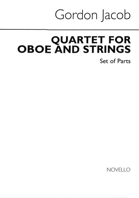 Vorderes Coverbild Quartet for oboe, viola, viola