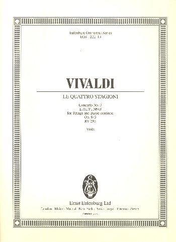 Vorderes Coverbild Konzert F-Dur op.8,3 RV293