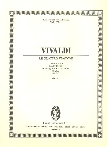 Vorderes Coverbild Konzert F-Dur op.8,3 RV293