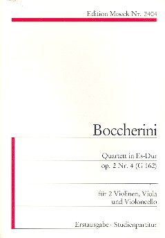 Vorderes Coverbild Quartett Es-Dur op.2,4 G162