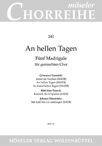 Vorderes Coverbild An hellen Tagen - 5 Madrigale