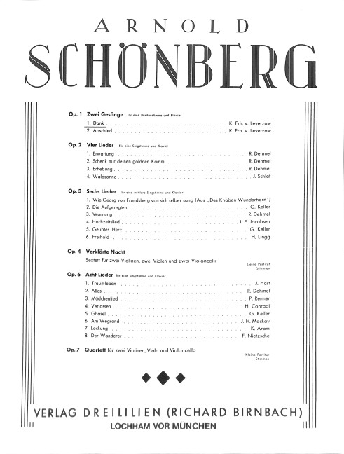 Vorderes Coverbild Dank op.1,1