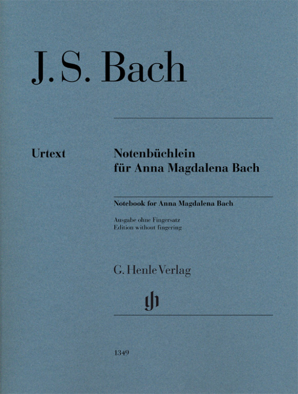 Vorderes Coverbild Notenbüchlein für Anna Magdalena Bach