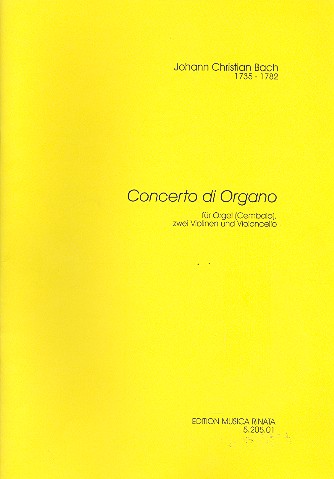 Vorderes Coverbild Konzert für Orgel,