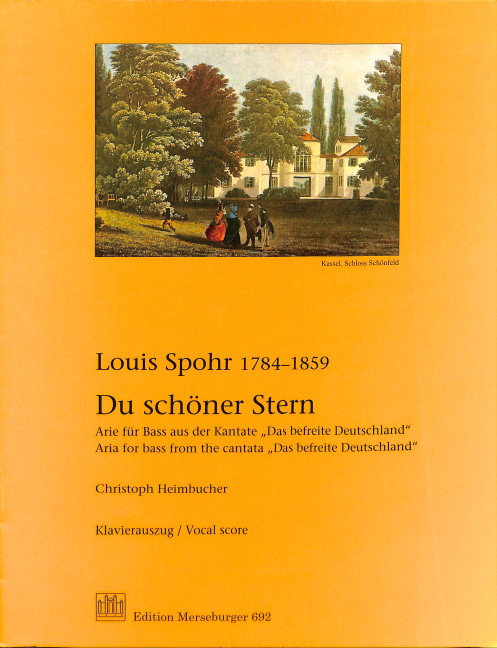 Vorderes Coverbild Du schöner Stern WoO64 für Bass